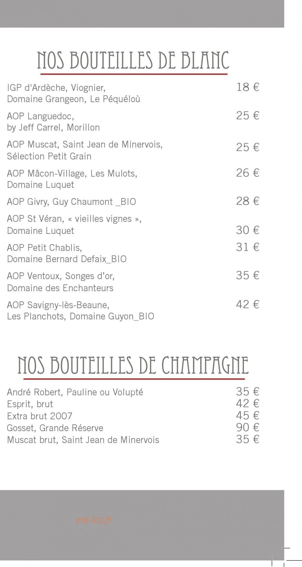 La Cocagne — carte page 8