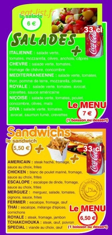 La Diva Pizza — carte page 3