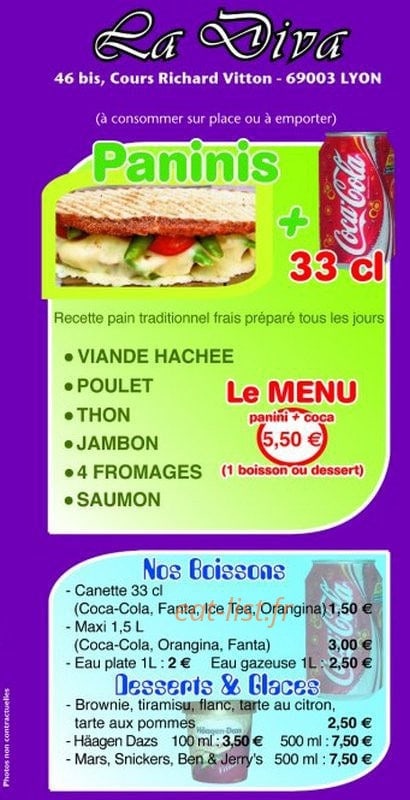 La Diva Pizza — carte page 5
