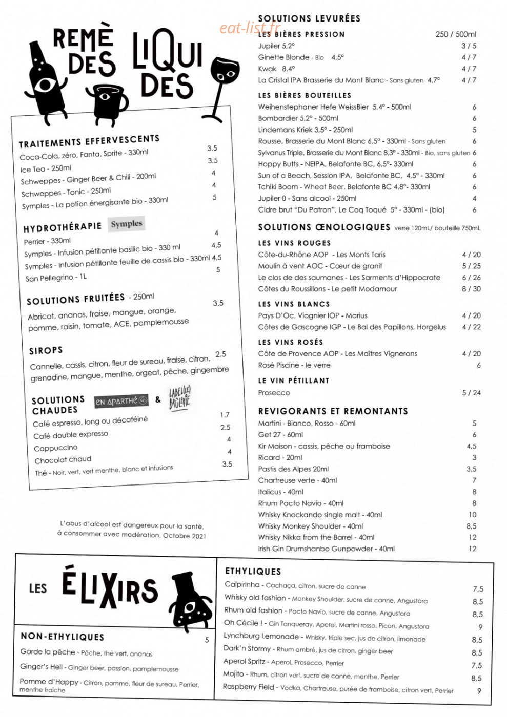La Pharmacie — carte page 3