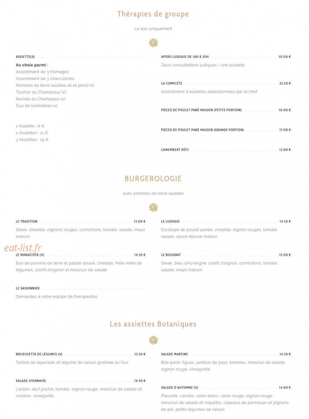 La Pharmacie — carte page 1