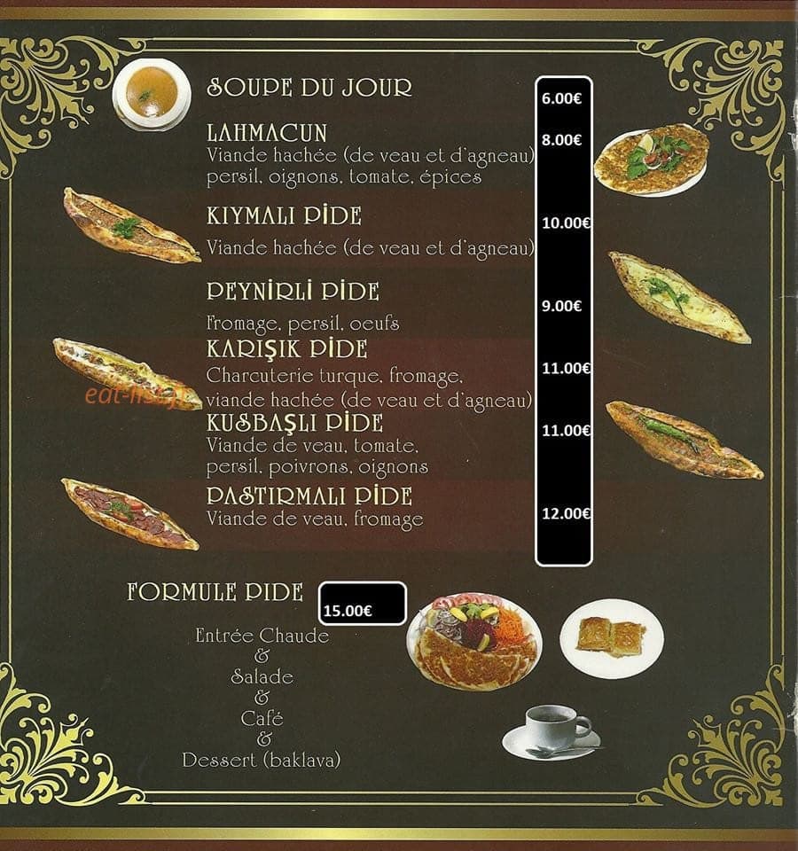 Le Bosphore — carte page 3