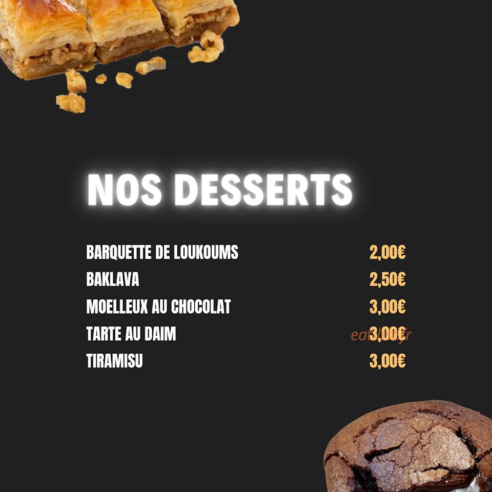 Le Familial kebab — carte page 6