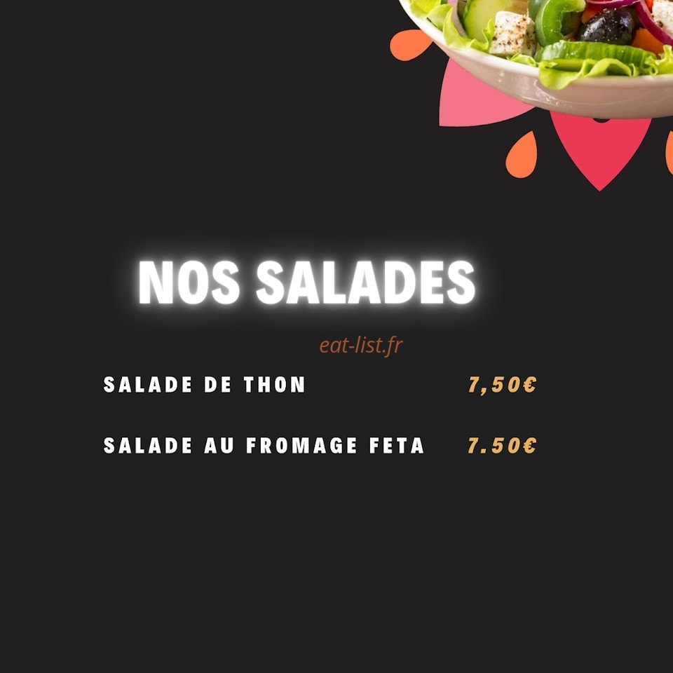 Le Familial kebab — carte page 5
