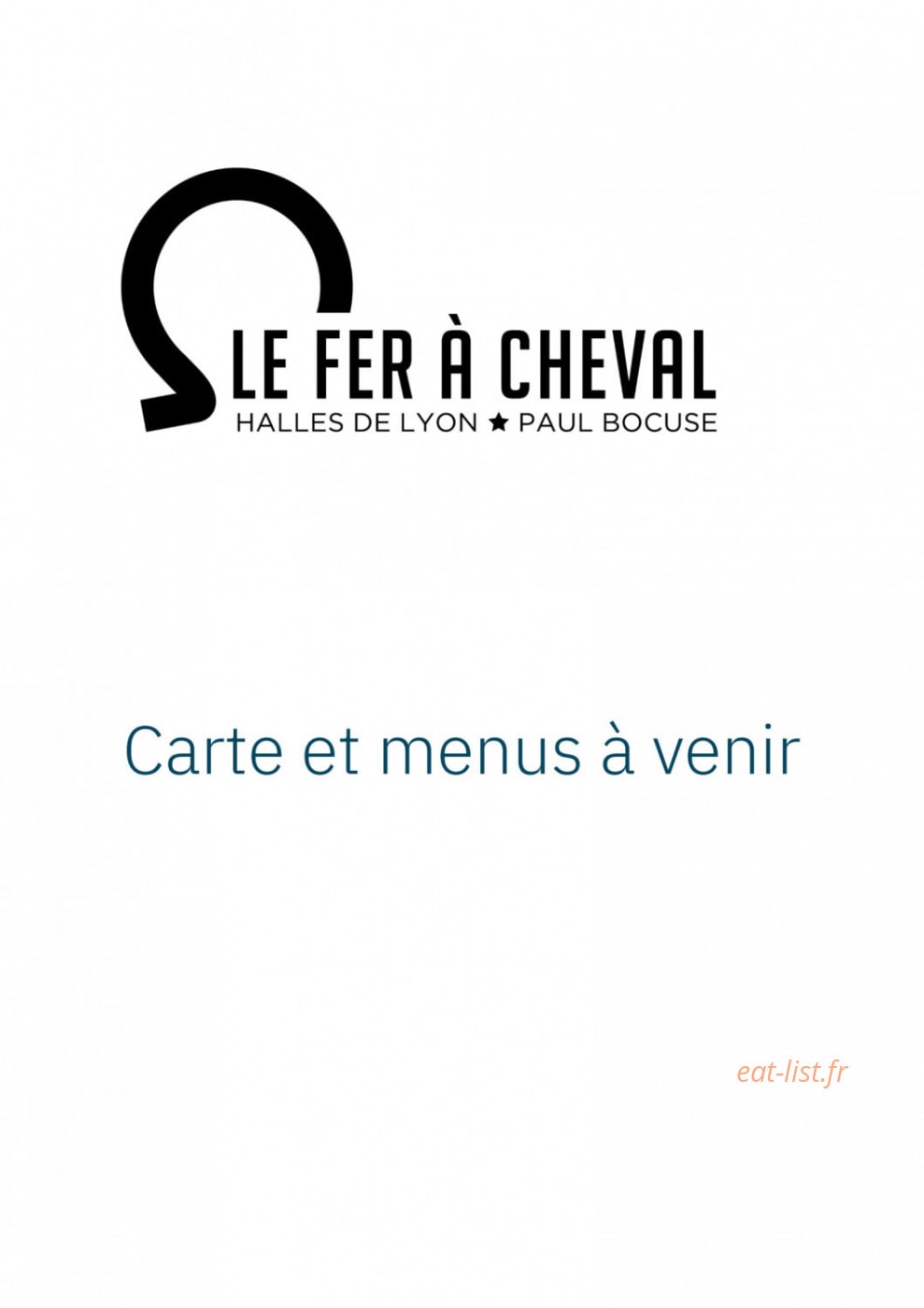 Le Fer à Cheval — carte page 1