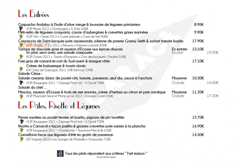 Le Garage — carte page 11