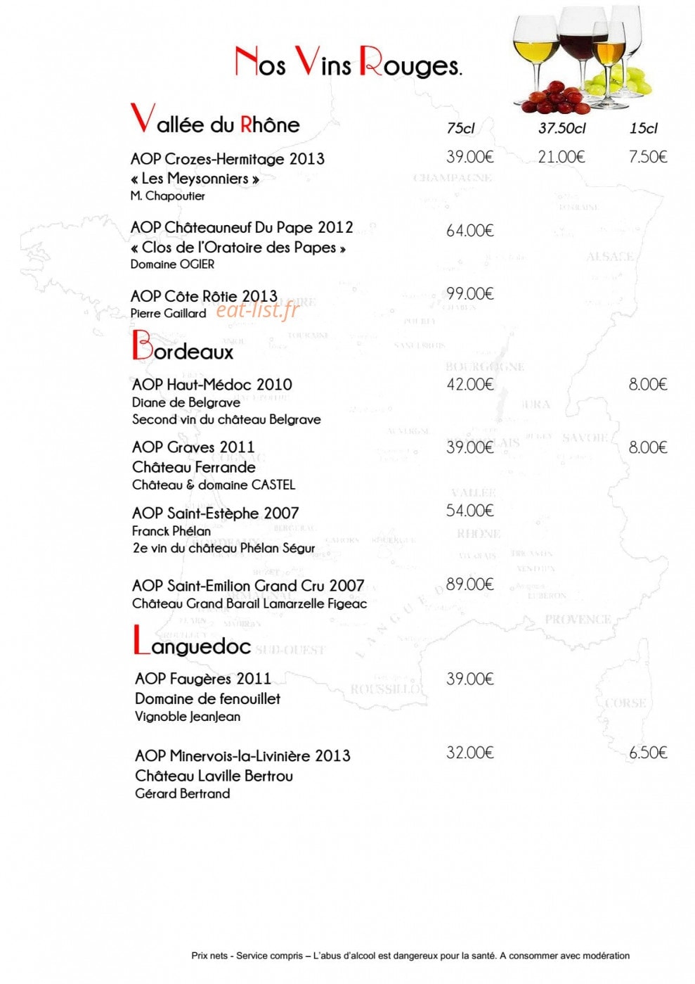 Le Garage — carte page 5