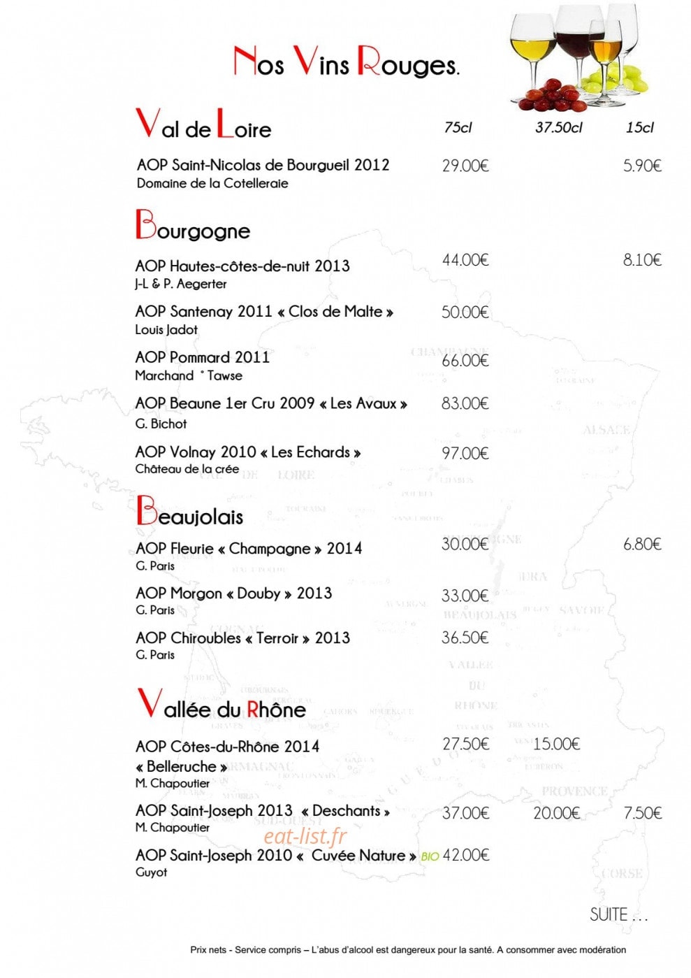 Le Garage — carte page 4