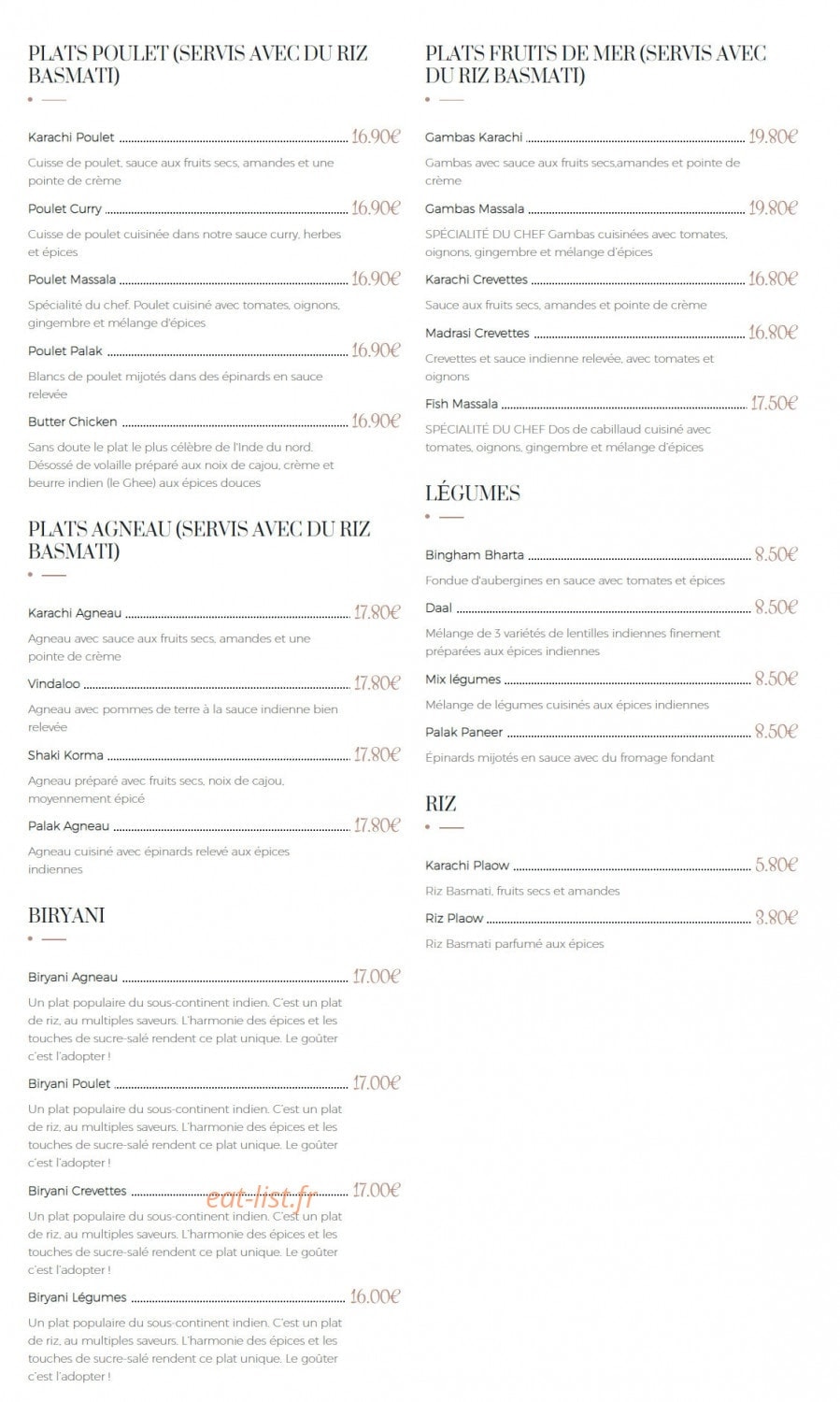 Le Karachi — carte page 6