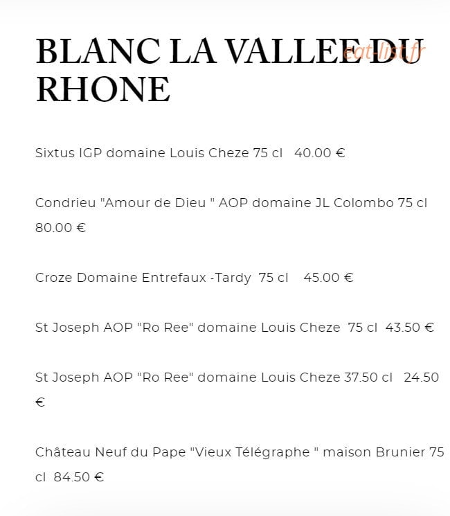 Le petit carron — carte page 6