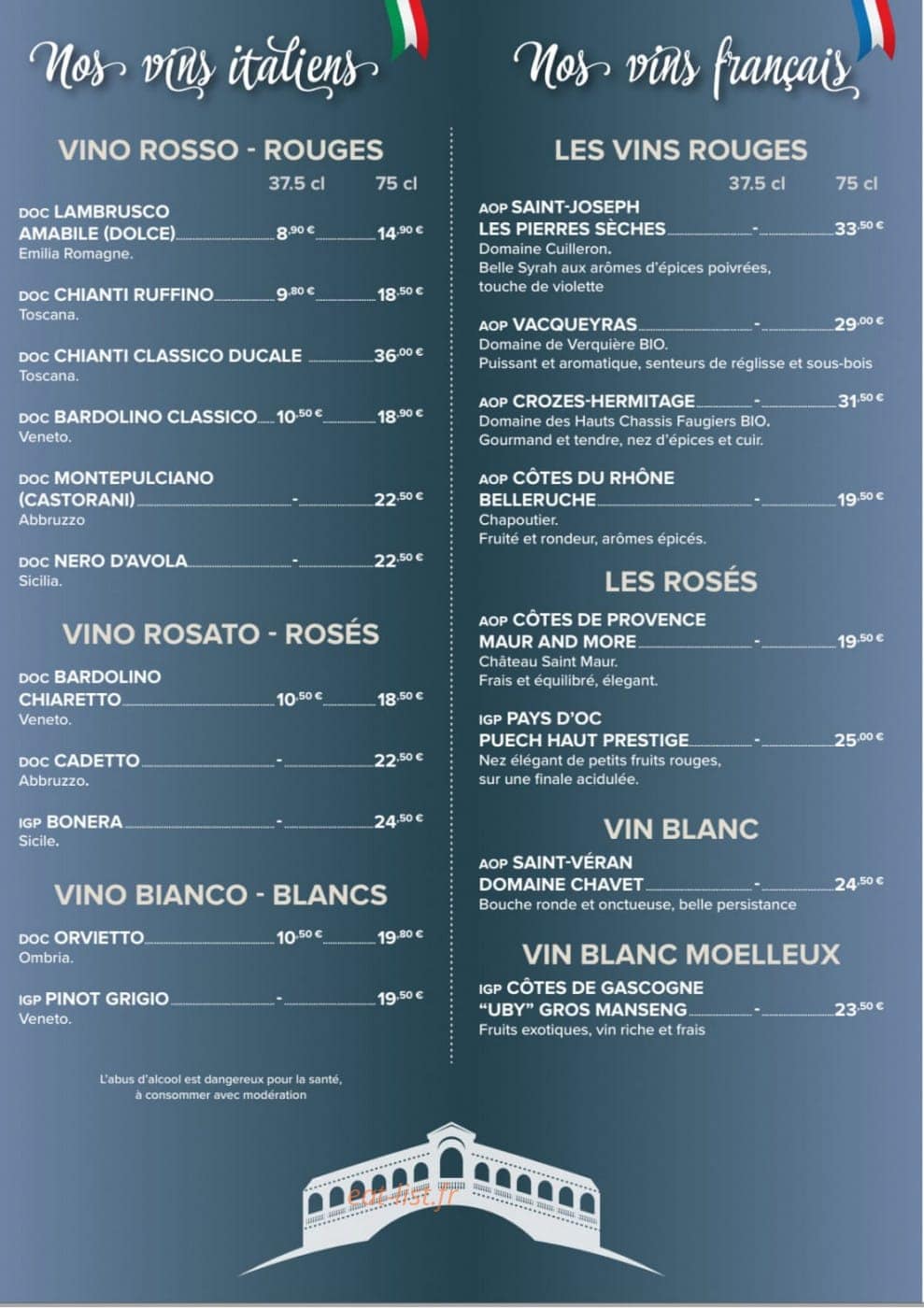 Le Rialto — carte page 3