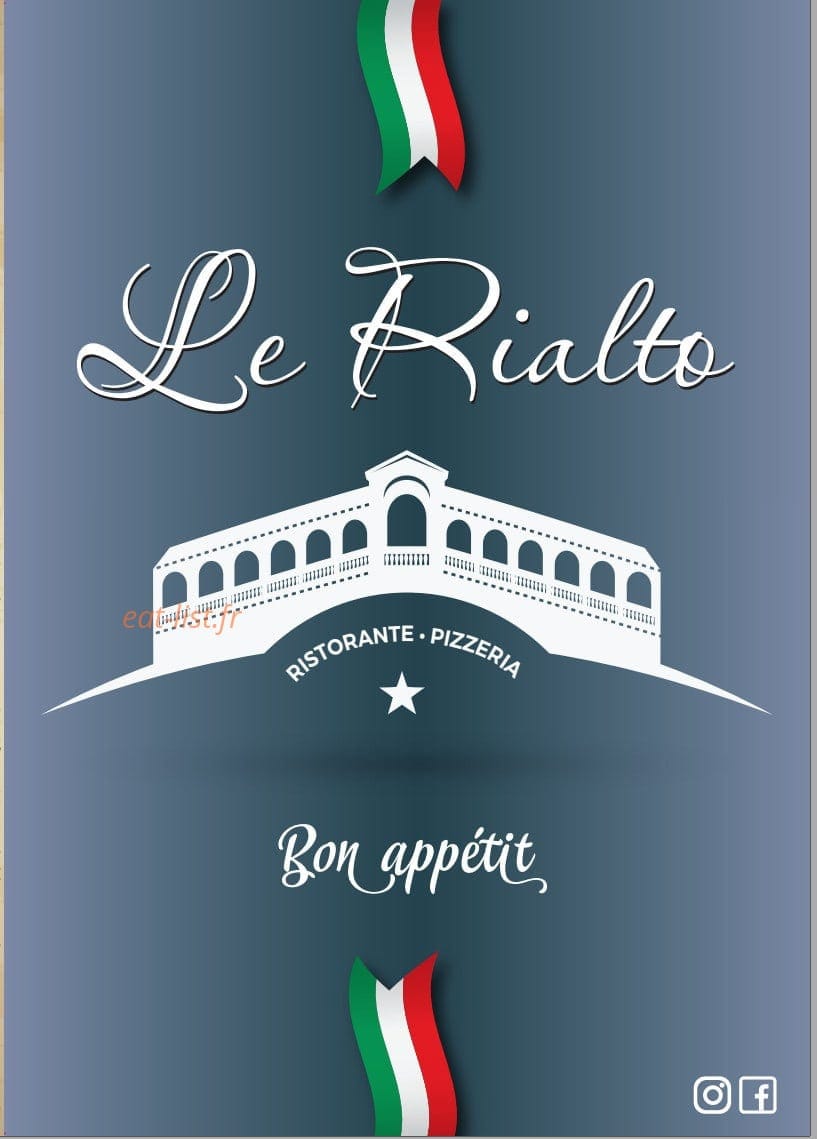 Le Rialto — carte page 1