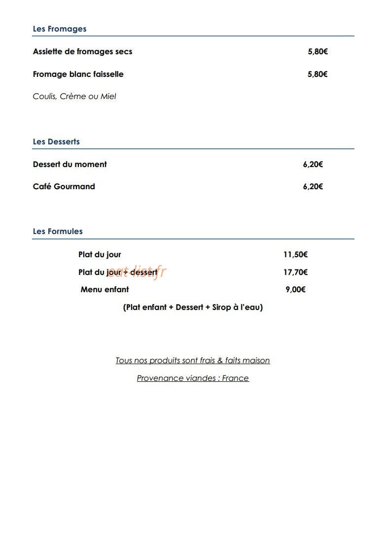 Le Rockefeller — carte page 2