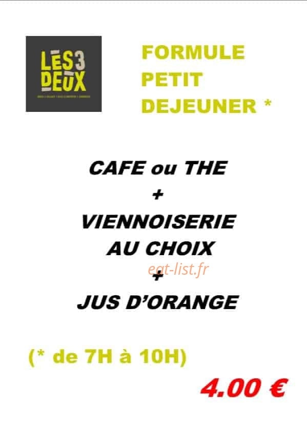 Les 3 Deux — carte page 1