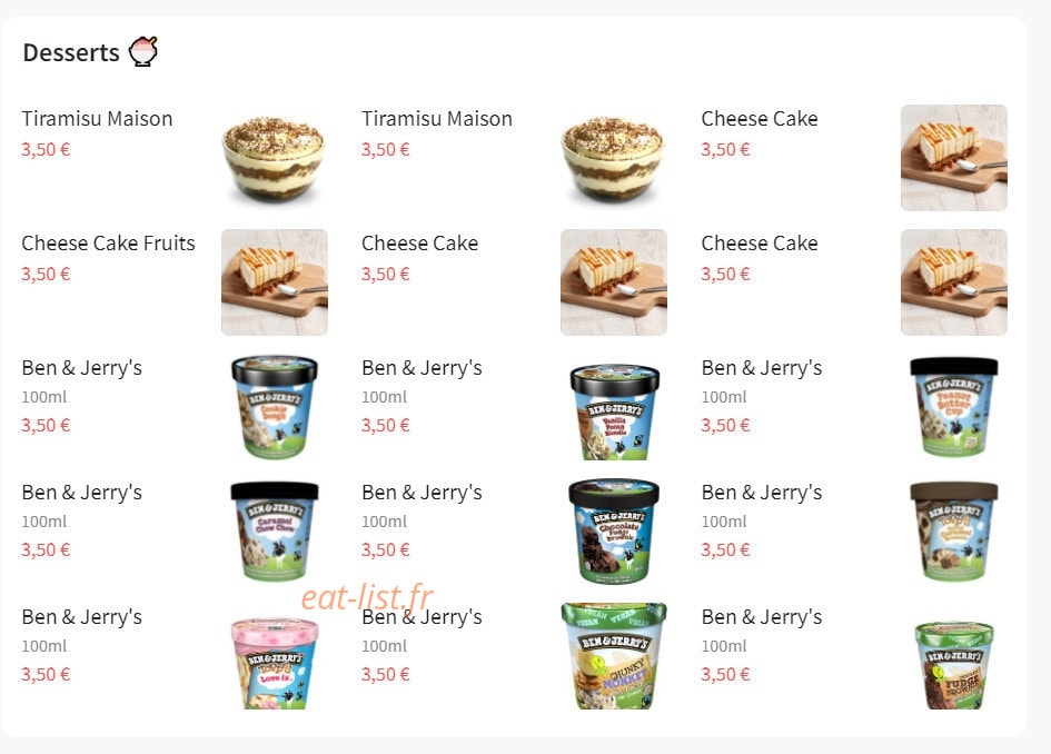Les tontons burgers montchat — carte page 6