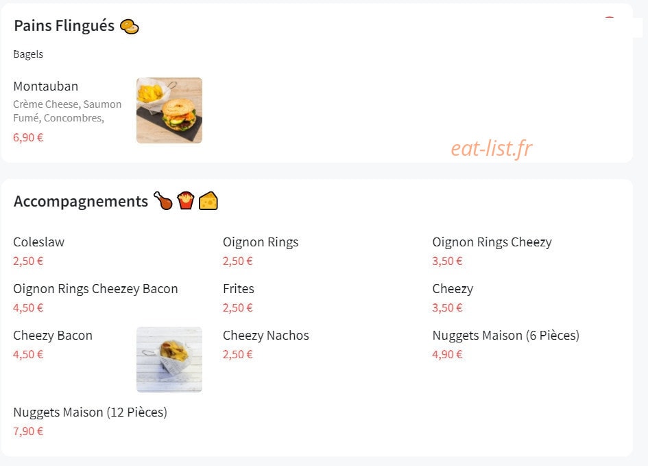 Les tontons burgers montchat — carte page 3