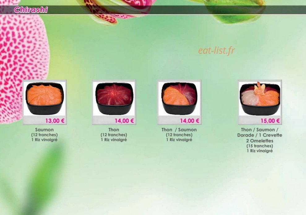 Neo Sushi — carte page 20
