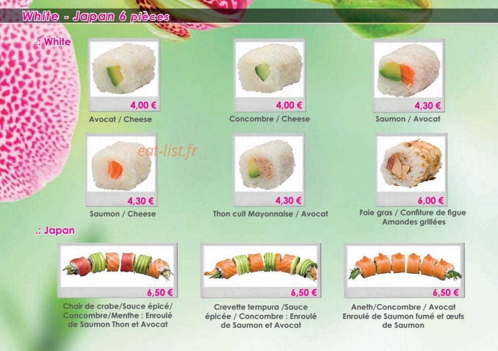 Neo Sushi — carte page 14