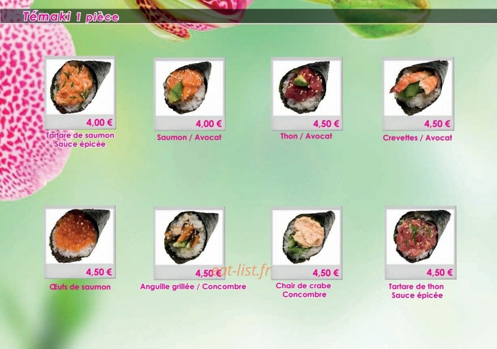 Neo Sushi — carte page 12