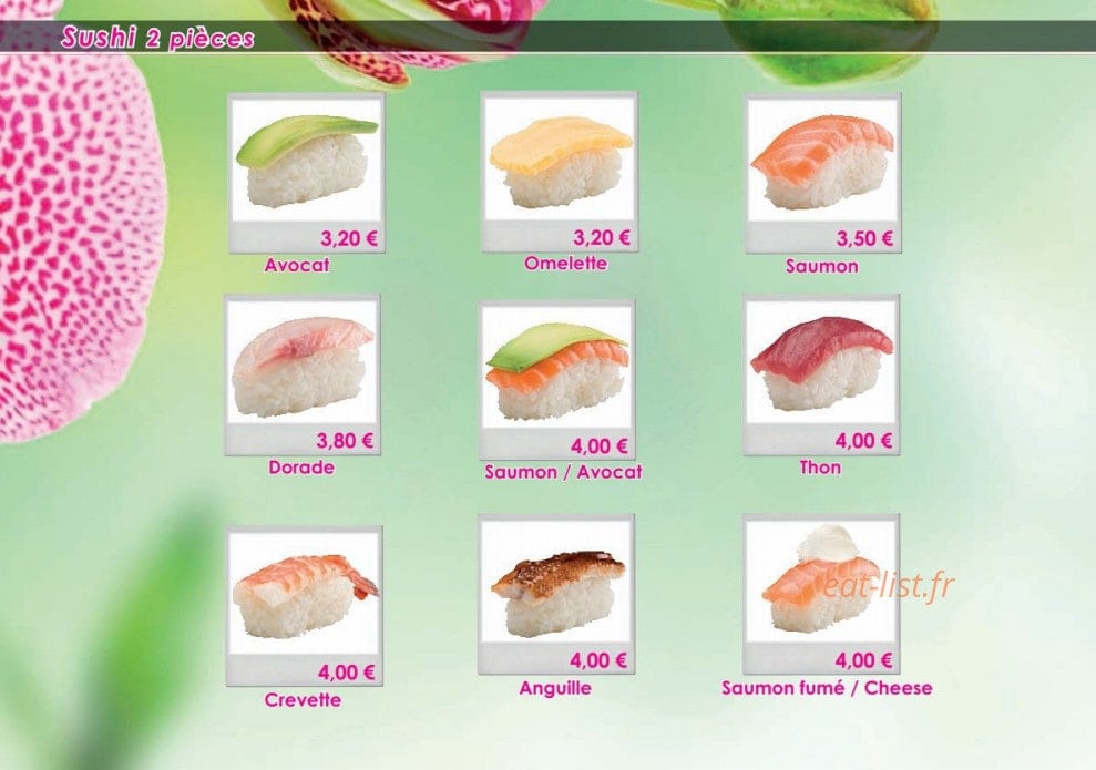 Neo Sushi — carte page 10