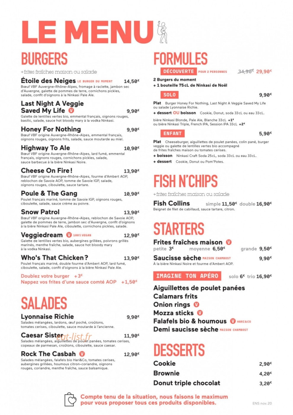 Ninkasi guillotière — carte page 1