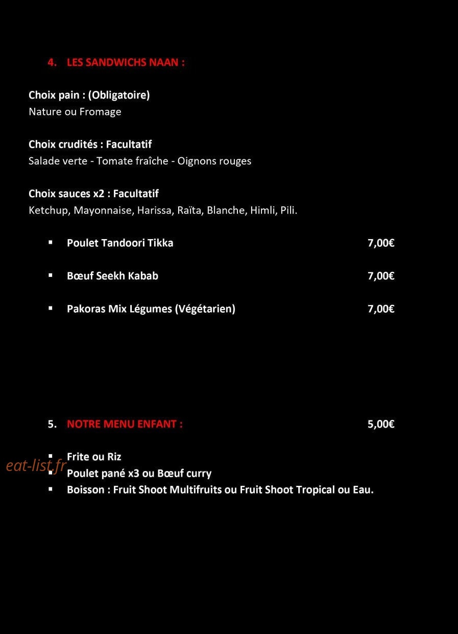 Noor Mahal — carte page 5