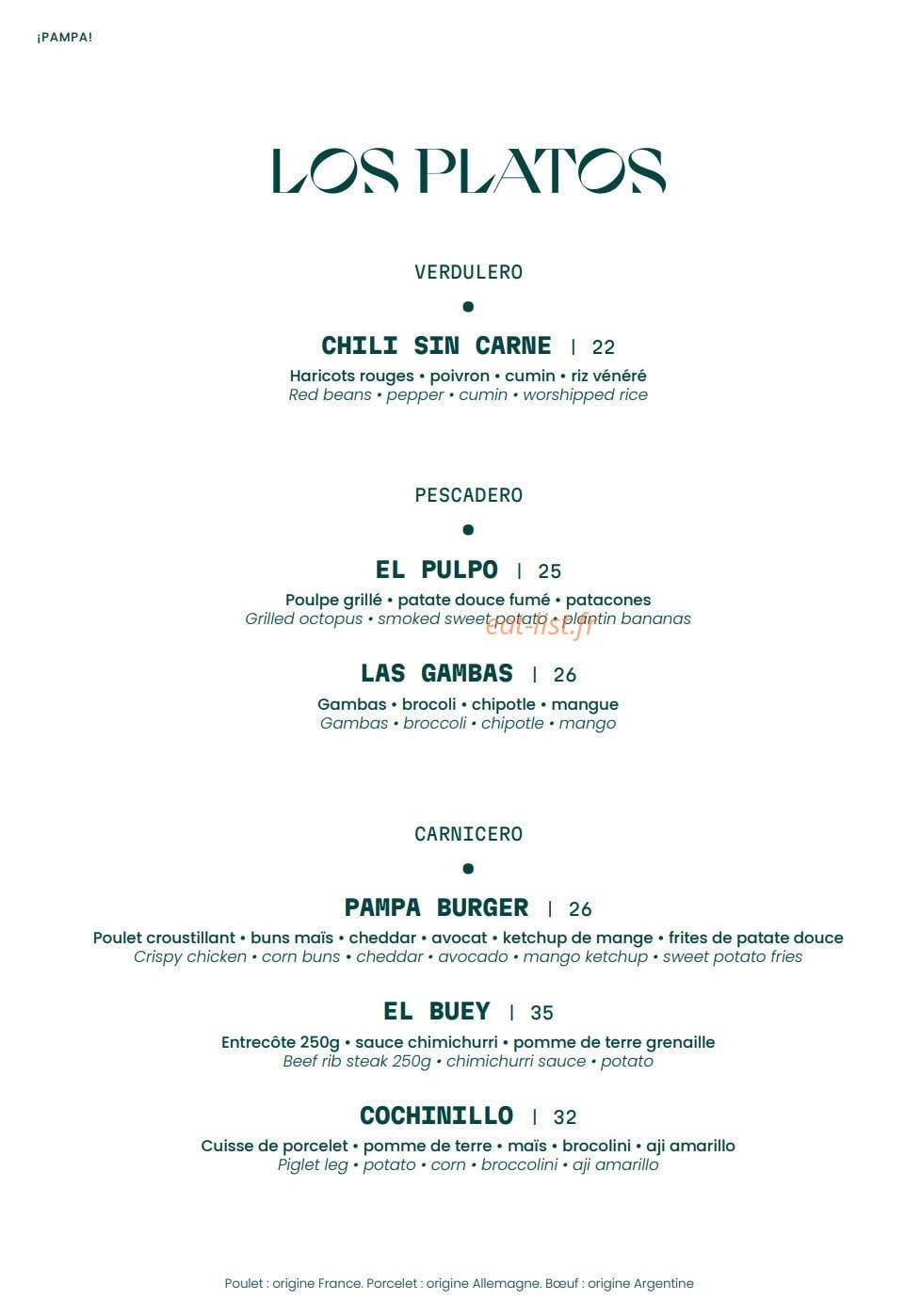 Pampa — carte page 3