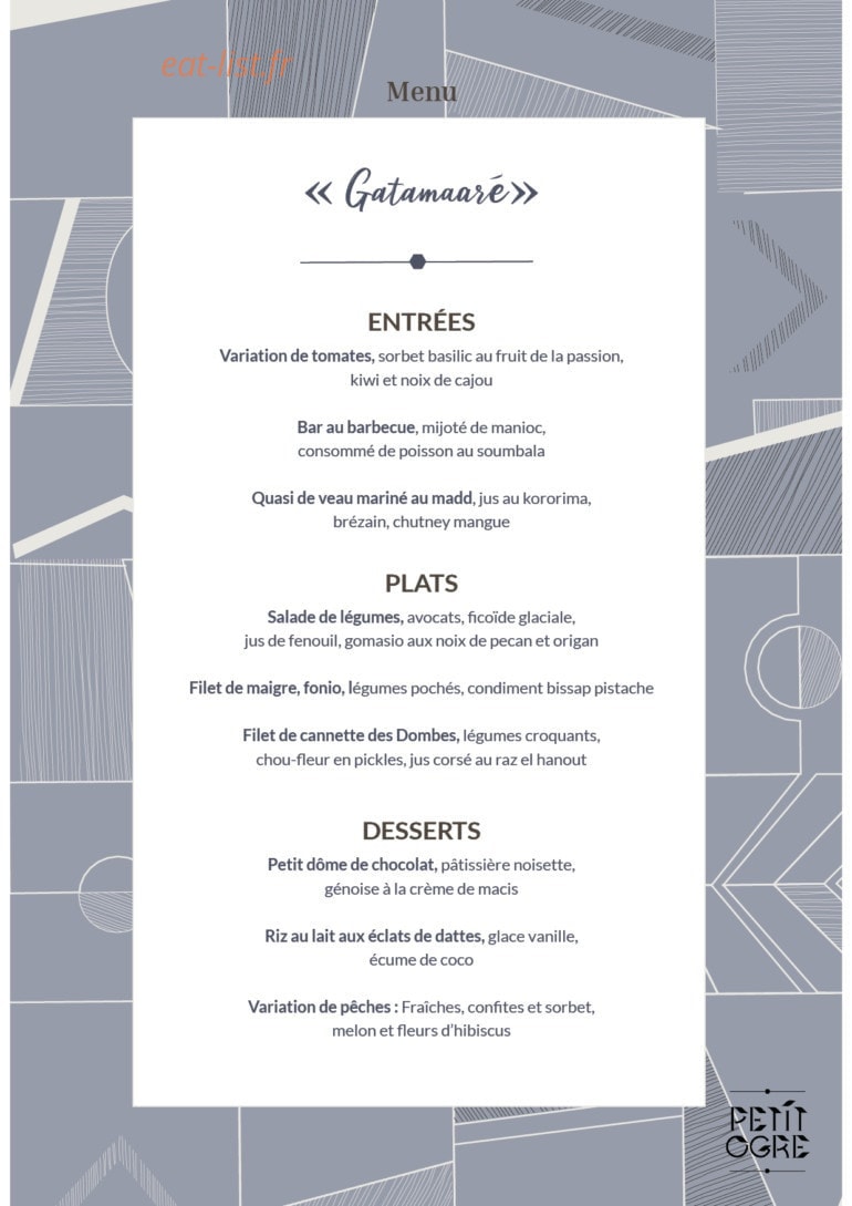 Petit Ogre — carte page 1