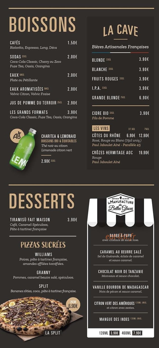 Pizza Cosy — carte page 5