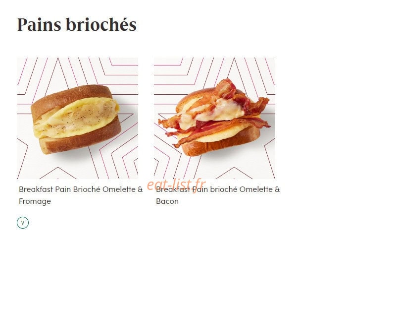 Pret A Manger — carte page 6