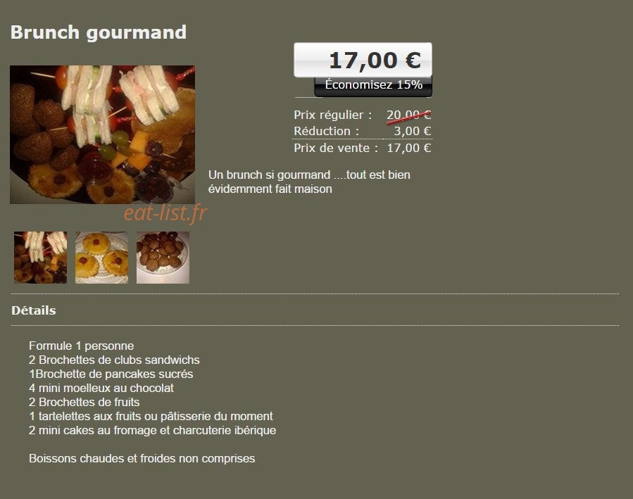 Ptit dej a dom — carte page 6