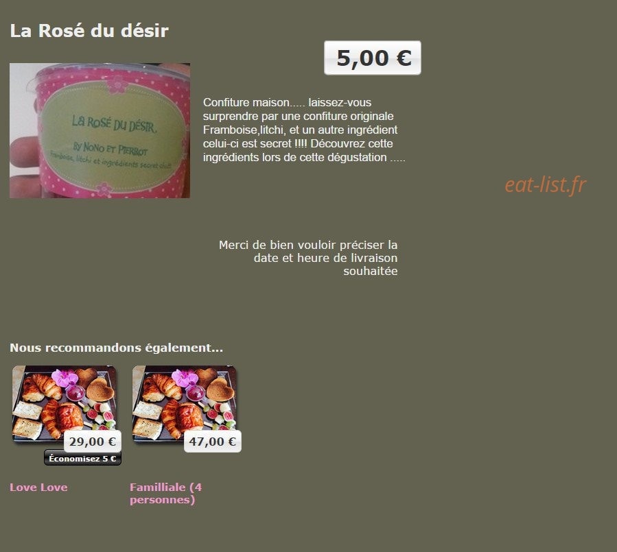 Ptit dej a dom — carte page 4