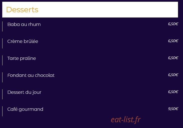 Resto Halle — carte page 8