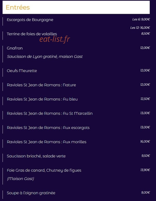 Resto Halle — carte page 2