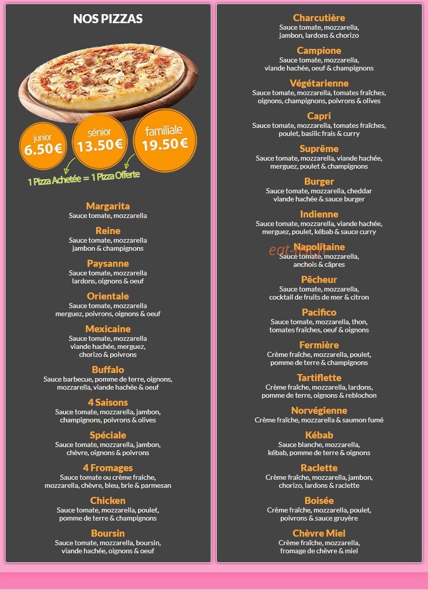 Saveurs Gourmandes — carte page 2