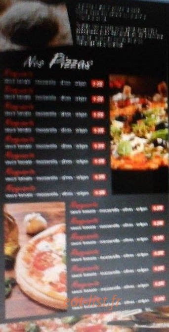 Snack du Tram — carte page 2