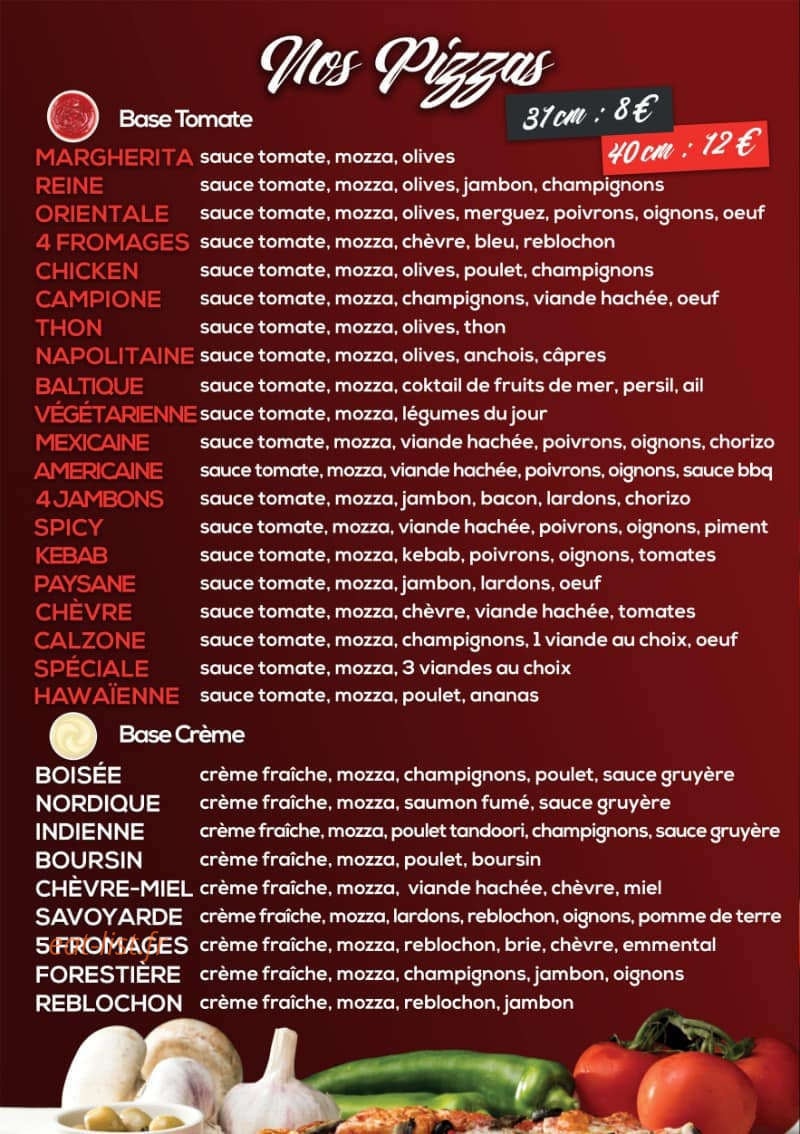 Snack'n Go — carte page 2
