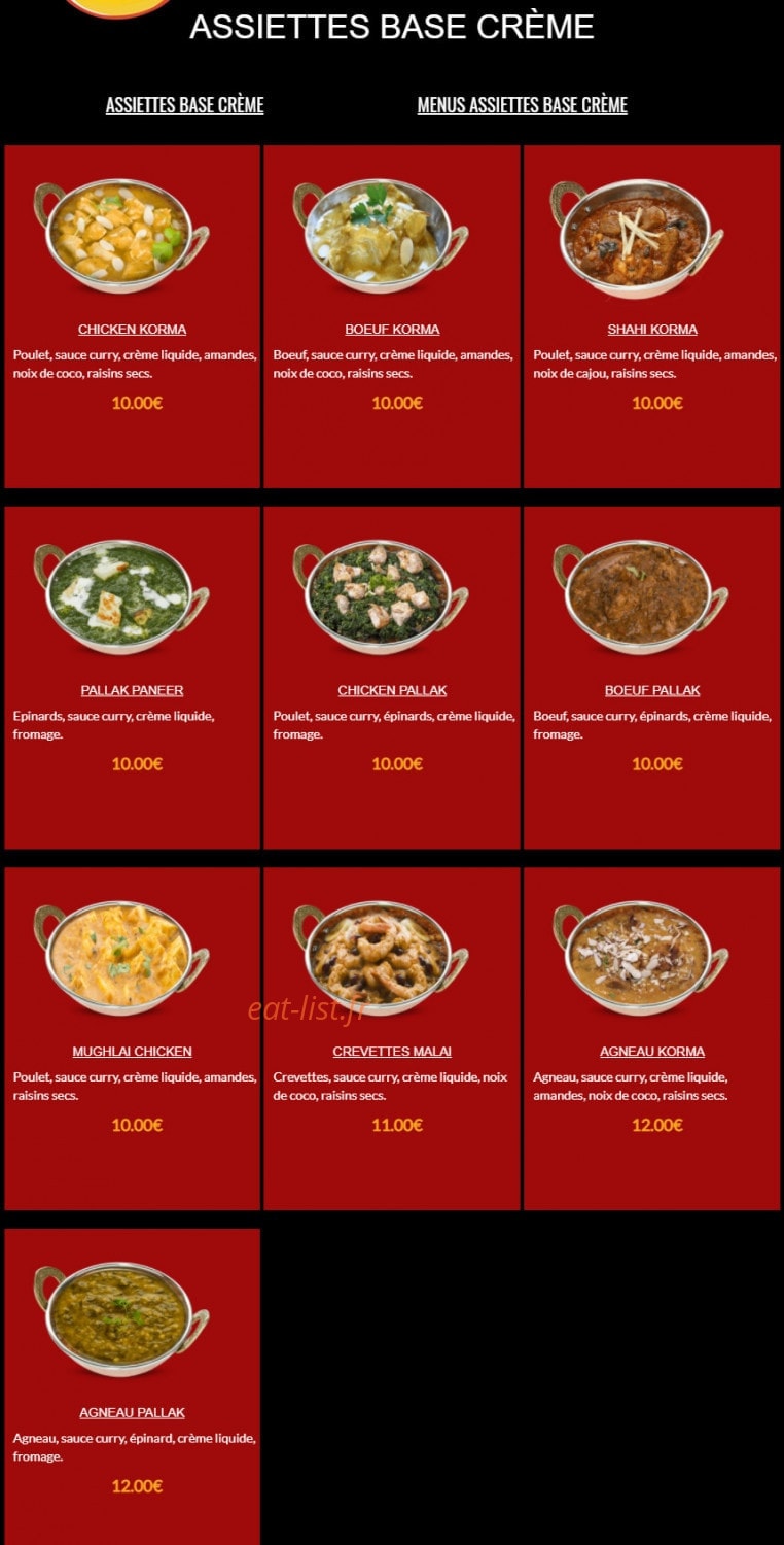 Star Tandoori — carte page 5