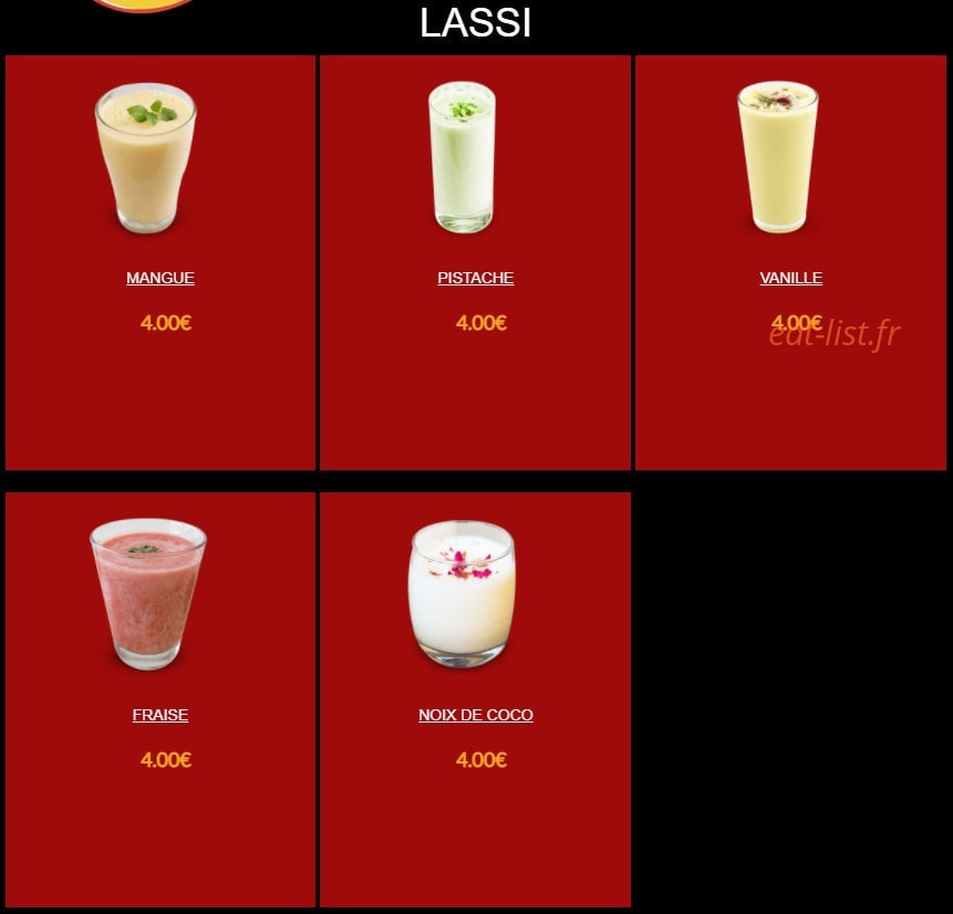 Star Tandoori — carte page 12