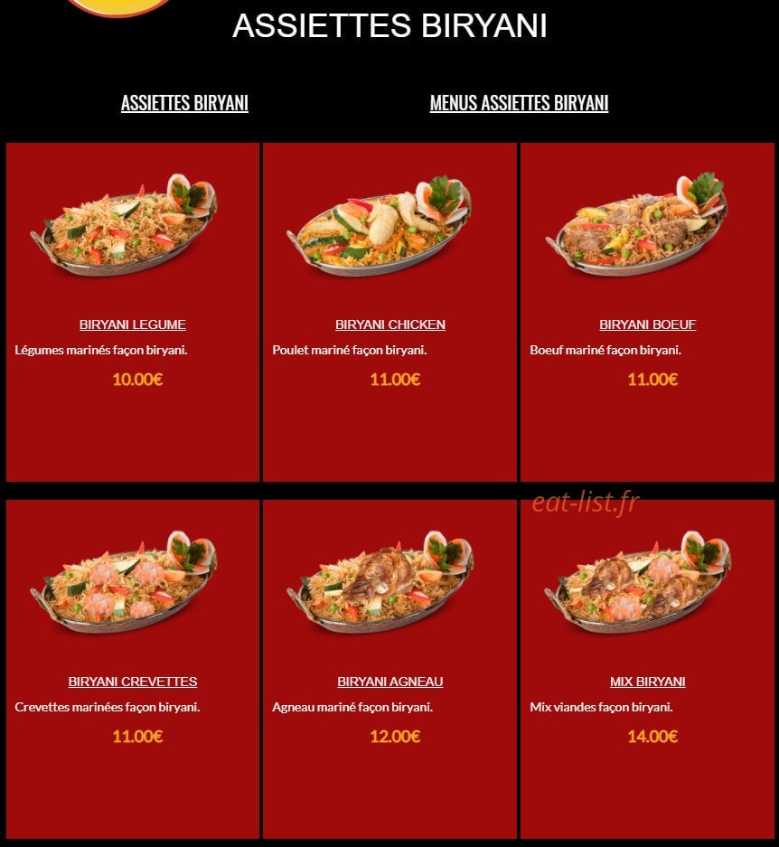 Star Tandoori — carte page 4