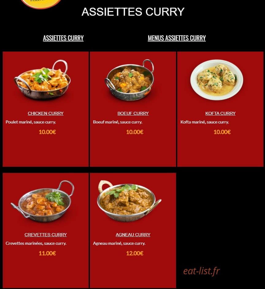 Star Tandoori — carte page 3