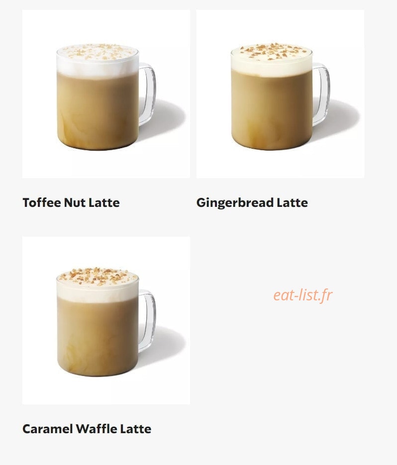 Starbucks Coffee — carte page 19