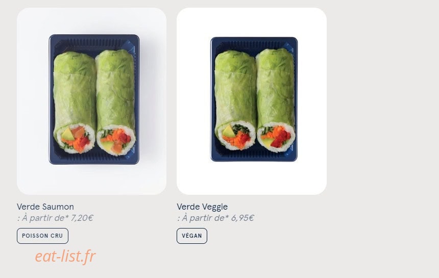 Sushi Daily — carte page 8