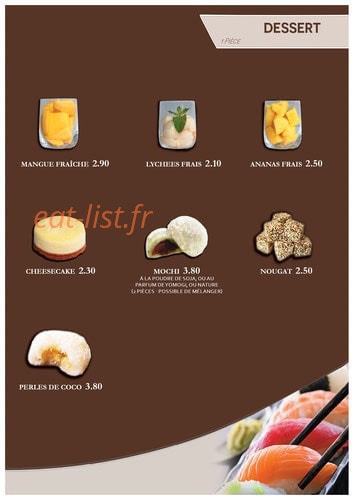 Sushi Love — carte page 6
