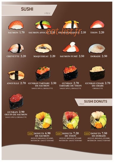 Sushi Love — carte page 11