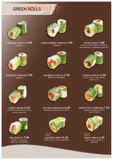Sushi Love — carte page 7