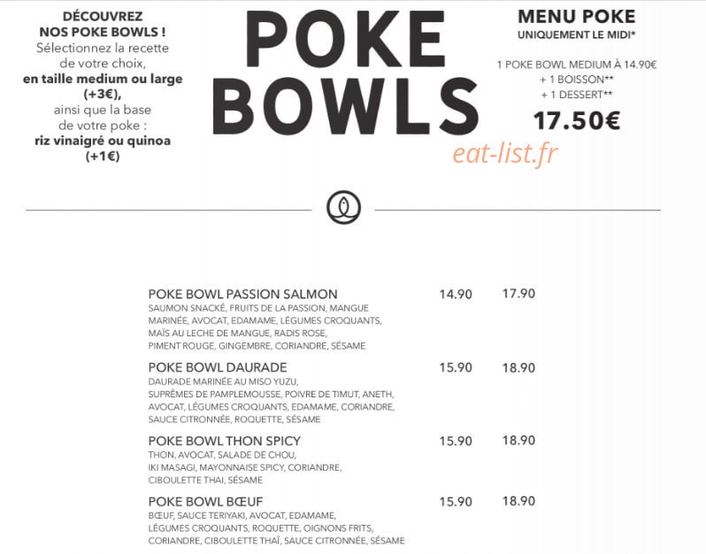 Sushi Shop — carte page 32