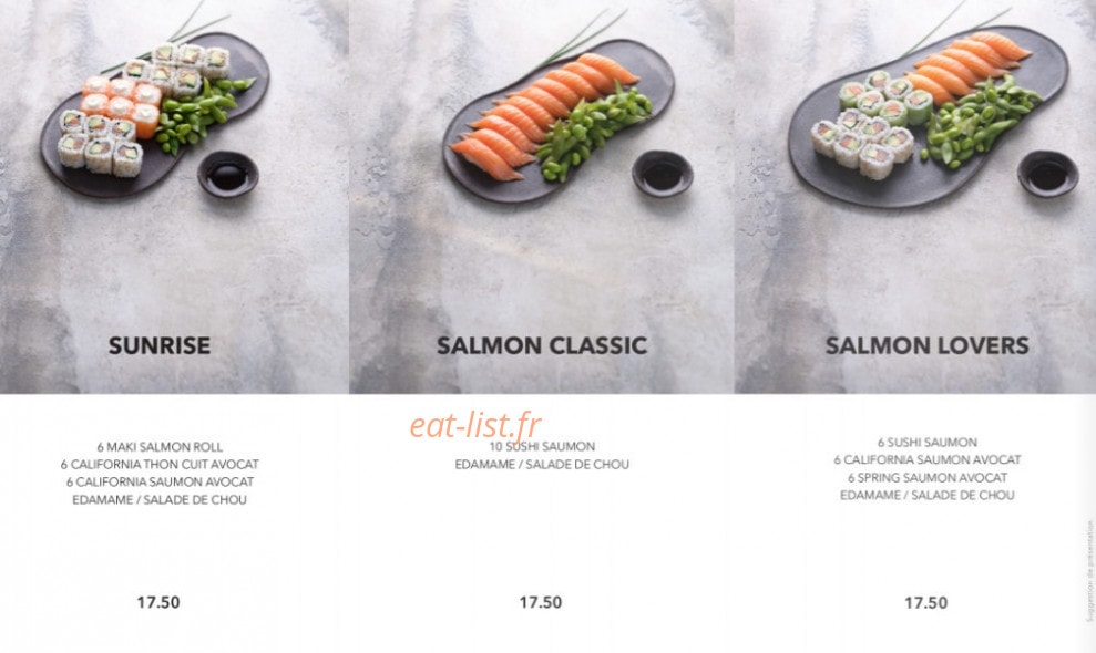 Sushi Shop — carte page 10
