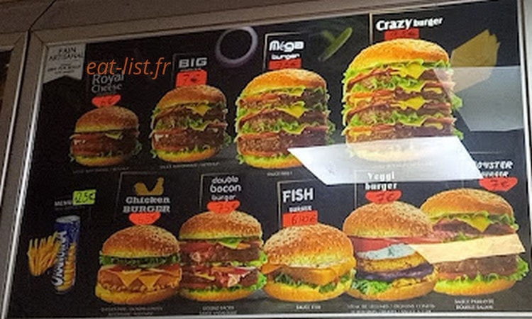 Tasty burger — carte page 2