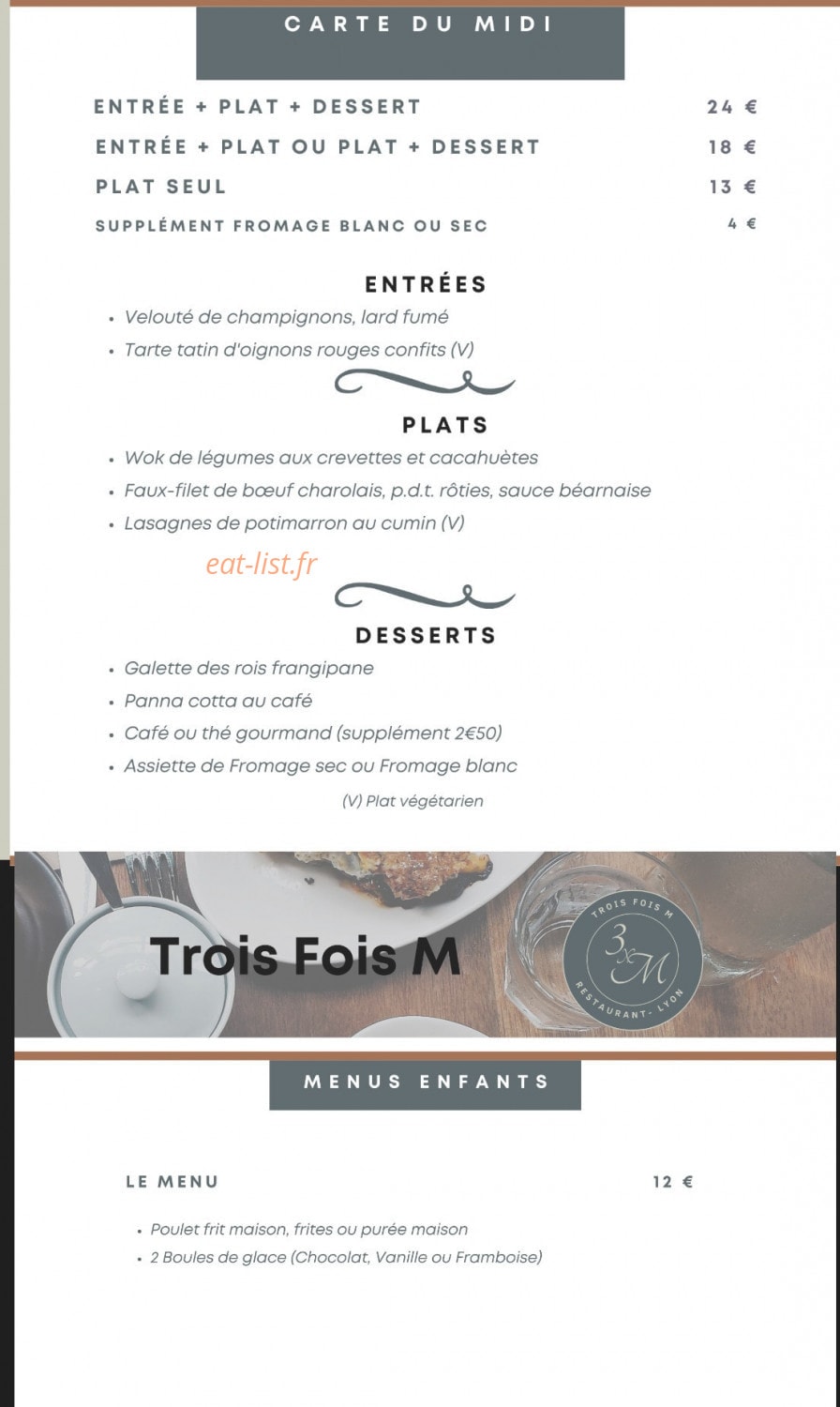Trois Fois M — carte page 2